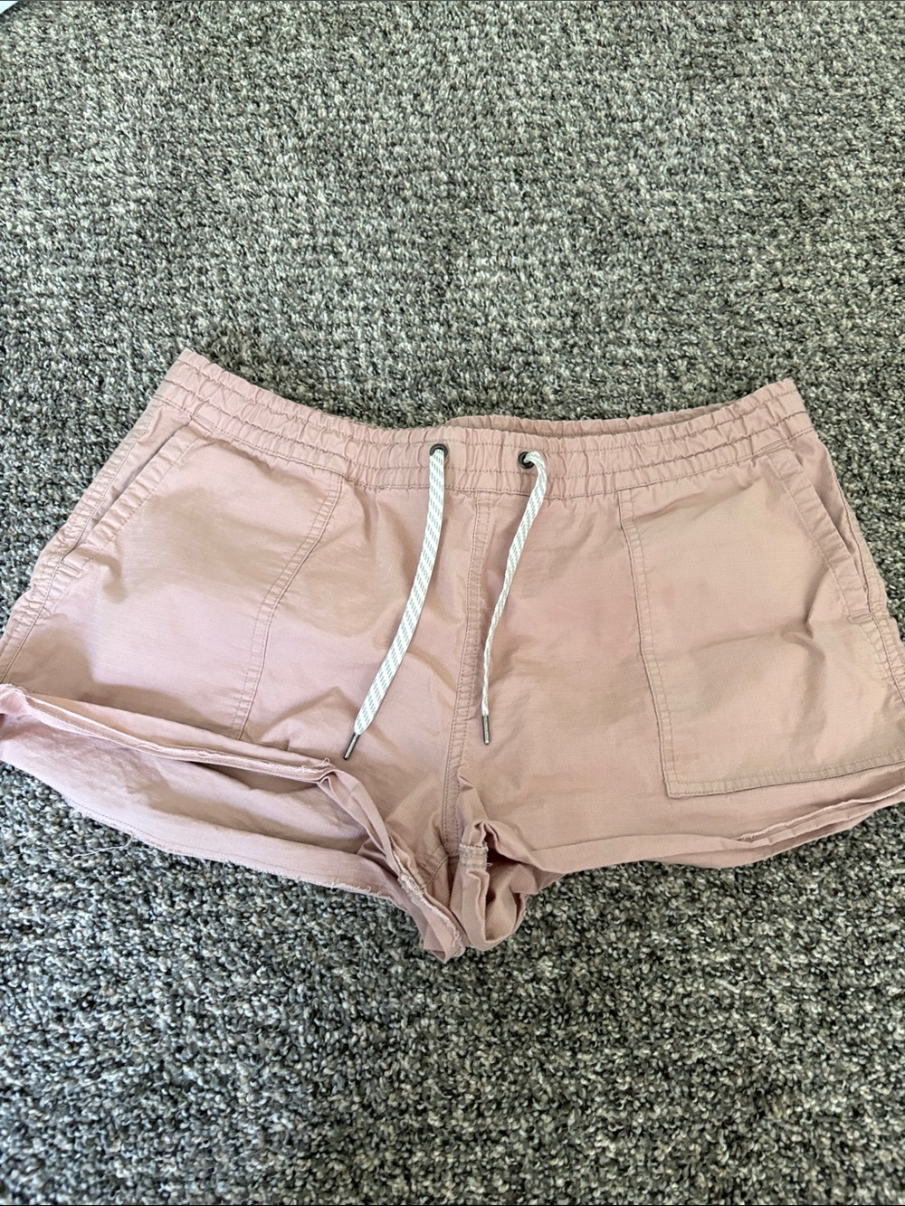 Vuori Blush Pink Drawstring Athletic Shorts